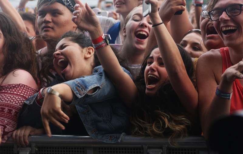 The 1975 fans